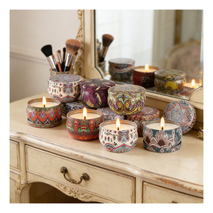 Coffret Cadeau de Bougies Non Toxiques en Pot – Cire Naturelle, Aromathérapie, Emballage pour Boutiques de Bien-être, Sélection pour Présentation de Fêtes - Product Image 6