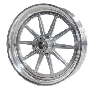 Para el Modelo 18 de <span class=keywords><strong>Harley</strong></span>, Instalación de Neumáticos Traseros Anchos, Ruedas Delanteras de Gran Ancho de 18*4.5 Pulgadas con Ruedas de Aluminio Forjado de 35 mm - Product Image 1