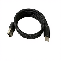 Câble de charge magnétique Type-C vers Type-C 240W avec tissage en tissu tressé pour tablette PC et appareils Android