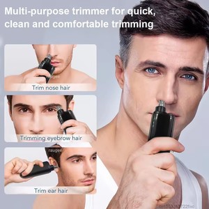 Mini-tondeuse à poils de nez et d'oreilles pour hommes, portable, rechargeable, étanche, faible MOQ, vente en gros - Product Image 4