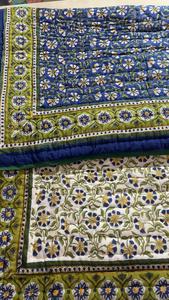 Premium Quality Kantha Patchwork Duvet Vintage Style <b>Queen</b> <b>Size</b> Cotton KanthaQuilt Soft Reversible Winter Blanket for HotelUse - Product Image 4