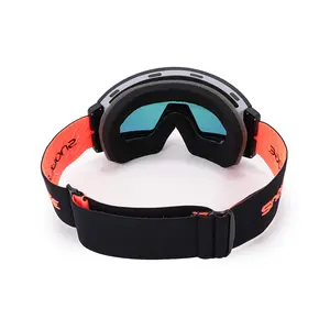 Brillen für Snowboarding fotochrome Skibrille schwarz TPU-Rahmen leicht kugelförmig Linsen breite Sicht