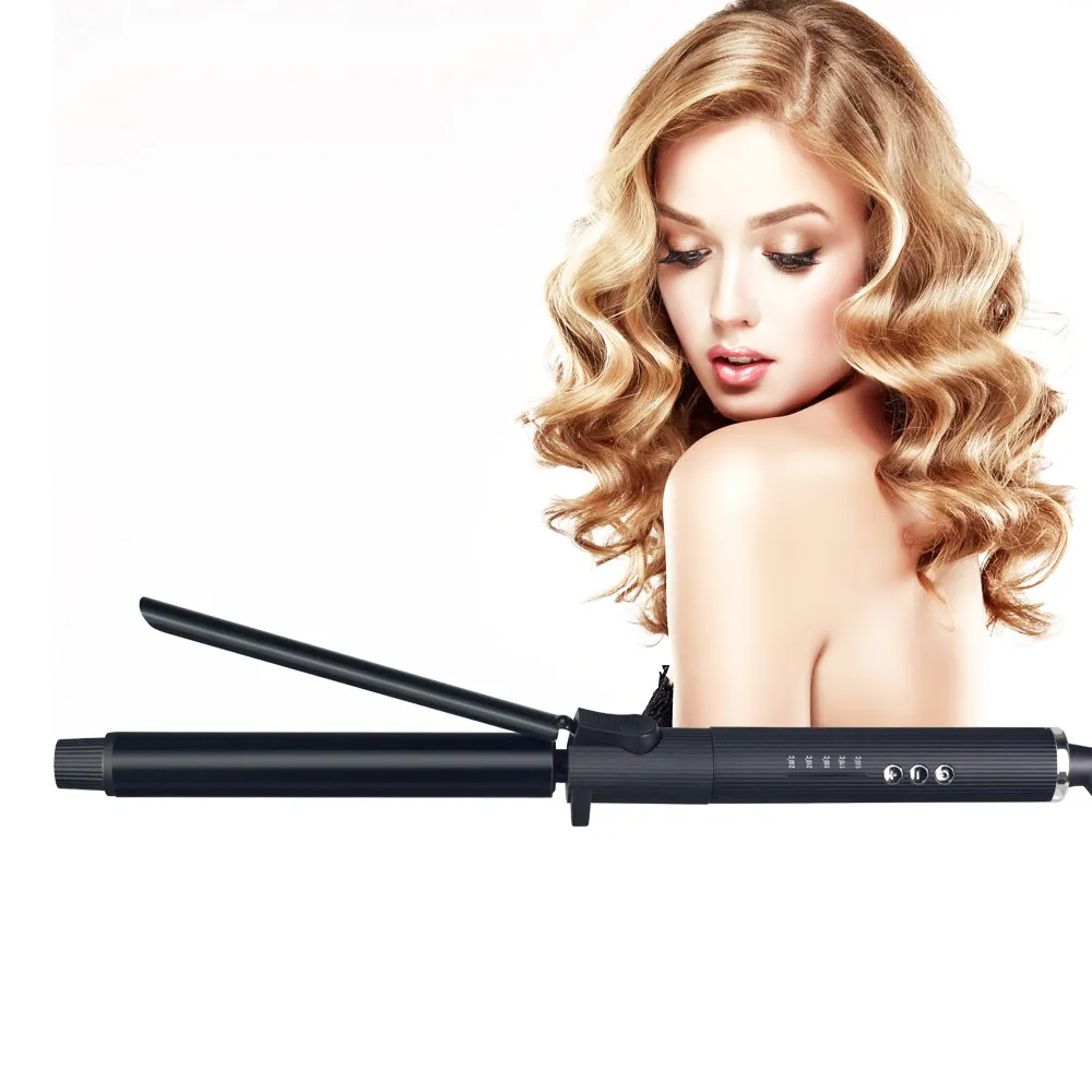 150-230 Degree Rotating Wire Rotation Hair Curler Ceramic Ionic Lcd Curling Iron Hair Waver Hair Styling Tools Set