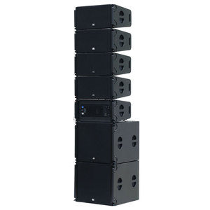 Système de sonorisation actif à aimants néodyme avec deux enceintes line array de 10 pouces et un caisson de basses de 18 pouces pour églises - Product Image 5