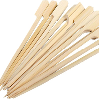 Brochettes de barbecue en bambou jetables, bâtonnets de kebab en bois naturel pour grillades, satay, restaurant, fête en plein air, fournitures de cuisine