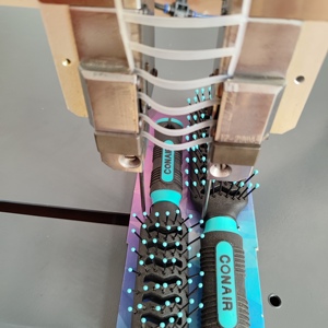 Máquina de Atado Neumática Industrial de Alta Velocidad Semiautomática para Cartones, Madera y Juguetes, con Grapas Elásticas - Product Image 5