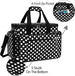 Bolsa de Transporte para Hilos de Tejer, Portátil, para Accesorios de Costura y Crochet, Organizador, Muestra Gratis - Product Image 3