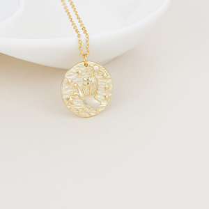 Daidan Coin <span class=keywords><strong>collana</strong></span> collane di gioielli <span class=keywords><strong>collana</strong></span> personalizzata in <span class=keywords><strong>argento</strong></span> con ciondolo <span class=keywords><strong>leone</strong></span> placcato oro 18 carati - Product Image 4