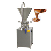 Ligne de production de beurre de cacahuète, de pâte de dattes et de tahini de sésame, moulin colloïdal automatique à prix d'usine
