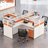 Poste de travail modulaire pour centre d'appels BPO, table de bureau, cloisons de bureau, poste de travail connecté pour hôpitaux et écoles modernes