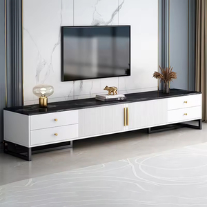 Armario de <span class=keywords><strong>TV</strong></span> de estilo minimalista y mesa de café, combinación económica - Product Image 5