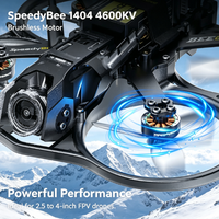 Moteur brushless SpeedyBee 1404 4600KV, puissance maximale 202W, 3-4S, axe de 1,5 mm pour drone FPV Cinewhoop Toothpick Bee25 de 2,5 pouces
