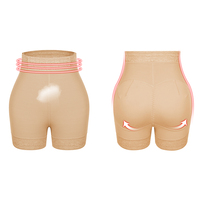 Pour Hexin femmes Shapewear gros minceur culotte vérifié Pro BBL Shorts taille moyenne contrôle ferme grande taille Nylon matériel