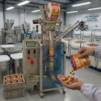 Machine d'emballage automatique de sel et de sucre, machine de remplissage et de scellage de sachets de granulés, machine VFFS en acier de qualité alimentaire