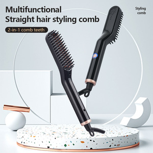 <span class=keywords><strong>Cepillo</strong></span> Alisador <span class=keywords><strong>Eléctrico</strong></span> Profesional <span class=keywords><strong>para</strong></span> Hombre, Directo de Fábrica, <span class=keywords><strong>para</strong></span> <span class=keywords><strong>Cabello</strong></span> <span class=keywords><strong>Corto</strong></span>, Peine <span class=keywords><strong>para</strong></span> Peinar y Suavizar - Product Image 2