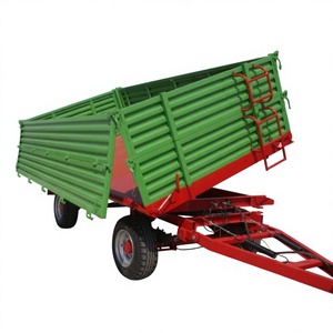 DAOLER Rimorchio Ribaltabile in Lega di Ferro di Alta Qualità 5-10 Tonnellate <span class=keywords><strong>Accessori</strong></span> <span class=keywords><strong>per</strong></span> Trattori Agricoli e da Giardino - Product Image 4