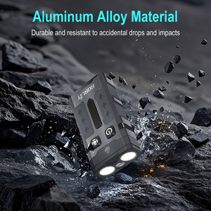 Boruit Ev20 Nhỏ Cao Lumen Đa Chức Năng 365 UV Edc Mini <span class=keywords><strong>LED</strong></span> Đèn Pin Sạc USB Sạc Keychain Torch Ánh Sáng - Product Image 2