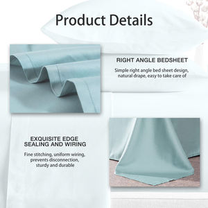 200tc 100% coton draps de lit respirant roi reine taille drap de lit coton blanc hôtel couette housse de lit ensemble pour drap de lit - Product Image 4