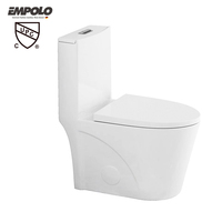 WC monobloc moderne CUPC en céramique blanche brillante de haute qualité, à double chasse, désodorisation automatique, à poser au sol pour salle de bain
