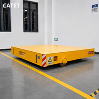 Véhicule de transport plat électrique à piles de chariot de transfert de bobine de 15 tonnes avec à télécommande