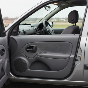 Ensemble de poignées de porte intérieures Renault Clio 2 berline, noir, côté gauche et droit - Pièce unique - Product Image 3