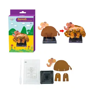 Neue pädagogische DIY Elefant Spielzeug Kit Magie Wachstum Kristall Papier Baum Blüte Kinder Wissenschaft Experiment