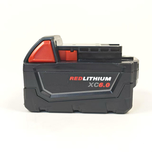 Batterie d'outil <span class=keywords><strong>sans</strong></span> <span class=keywords><strong>fil</strong></span> <span class=keywords><strong>18V</strong></span> 6.0Ah pour Milwau, charge rapide, longue autonomie, universelle pour <span class=keywords><strong>perceuse</strong></span>, clé à chocs, coupe-outils - Product Image 4
