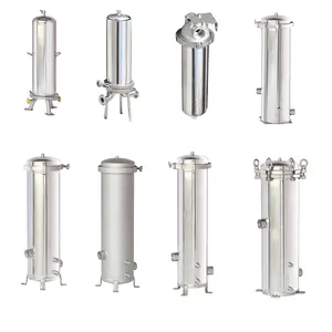 Stainless Steel Cartridge Filter Water Cartridge Housing Filter 5 Cartridges 20 Inch Security Filter Housing Manufacturer