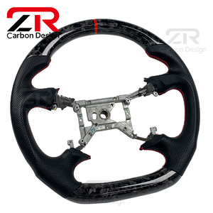 Volante Deportivo Personalizado de Cuero y Fibra de Carbono Forjado para <span class=keywords><strong>Ford</strong></span> <span class=keywords><strong>Mustang</strong></span> 2000-2004 F150 1994-<span class=keywords><strong>2003</strong></span> GT Shelby - Product Image 3