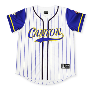 Camiseta de Béisbol Retro Unisex Personalizada con Impresión por Transferencia de Calor, Uniforme de Softbol al por Mayor, Opción de Talla Grande, Diseño a Rayas - Product Image 1