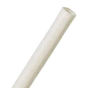 Jas Braid Sleeve Cover Shrinking For Flexible Cable Sleeve Silicone Coated Braided Fiberglass Sleeve