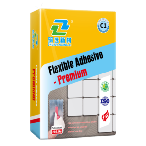 Adhesivo Flexible para Azulejos C1 Premium Antideslizante con Tiempo de Aplicación Extendido para Azulejos de Gran Formato y para Interiores/Exteriores - Product Image 1