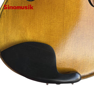Marchio Sinomusik antico <span class=keywords><strong>violino</strong></span> in acero a fiamma solida <span class=keywords><strong>2</strong></span> pezzi indietro buona fiamma di alta qualità pieno di vernice ad olio fatta a mano <span class=keywords><strong>violino</strong></span> HV20 - Product Image 4