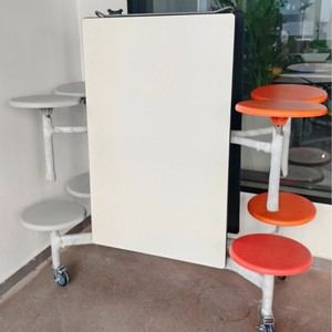 Multi-Functional <b>Folding</b> <b>Dining</b> <b>Table</b> Rectangle 8 Seat For Child Use In <b>Dining</b> Room - Product Image 2