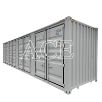 Conteneur d'expédition portable ACE Brand CSC CCS certifié 40 pieds à ouverture latérale facile, 4 portes latérales ouvrables de 40 pieds