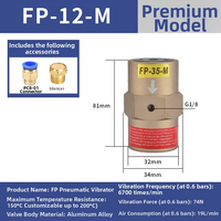 Neues Produkt 2025 FP-12-M Flanschplattenfilter Pneumatischer Vibrator Aluminiumlegierung Druckluft Automatische Steuerung DI YI