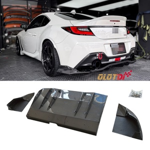 Carbon Fiber VRS Style Rear Bumper Lip <b>Splitter</b> Spoiler Canards Trims for TOYOTA 2022+ BRZ GR86 ZN8 Auto Tuning - Product Image 2