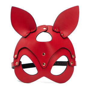Women Sexy Cosplay Bunny <strong>Rabbit</strong> Cat <strong>Ears</strong> Masks Punk Fetish Black Mask Xmax Masquerade Carnival Party Cosplay Costume Pro - Product Image 4