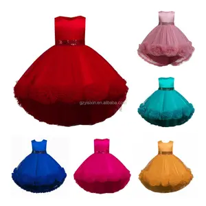 The latest children's clothing flower girl clothing Children's dress factory customized wholesale baby clothing