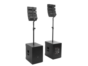 Enceintes Line Array actives + passives HYANKA LVP-15 15 pouces, classe D, 3*300W, 55Hz-20kHz, 121dB <span class=keywords><strong>SPL</strong></span> max, utilisation sur scène - Product Image 2