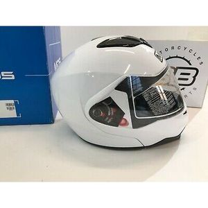 Casco Modulare Mds Md200 Bianco Solido Taglia XS 53-54 E2205 Casco da Moto - Product Image 4