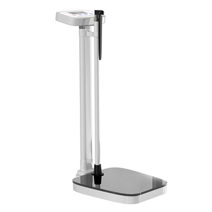 Báscula para adultos <span class=keywords><strong>con</strong></span> medición <span class=keywords><strong>de</strong></span> altura, báscula <span class=keywords><strong>de</strong></span> plataforma para medir <span class=keywords><strong>grasa</strong></span> <span class=keywords><strong>corporal</strong></span> y peso para uso doméstico - Product Image 2