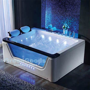 Bak Mandi Akrilik Baru Bak Mandi Air Pusaran Air Bak Pijat Air Terjun & dengan Bantal dan TV - Product Image 2