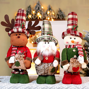 <strong>Christmas</strong> <strong>Decorations</strong> Santa Claus Snowman Reindeer <strong>Christmas</strong> Ornaments Happy New Year Xmas Dolls Interior <strong>Decorations</strong> - Product Image 2