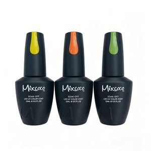 Vernis à ongles gel Mixcoco couleur néon, à retirer par trempage, UV LED, fluorescent lumineux, pour salon de manucure, DIY à domicile, décoration d'ongles - Product Image 1