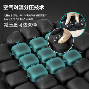 Coussin de siège gonflable pour moto JFT, siège solo, absorption des chocs, placement avant, compatible Yamaha - Product Image 4