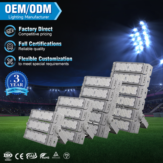 Best Manufacturer IP66 Waterproof High Mast Lamp 100W 150W 200W 250W 300W Sports Stadiums Led Flood Light