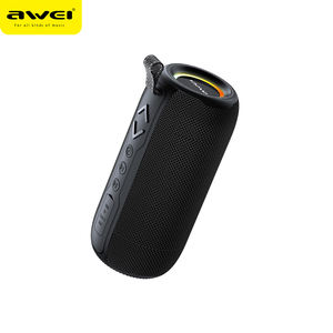 قوية قابلة لإعادة الشحن لـ IPX6 ضد الماء مكبرات صوت خارجية للحفلات عالية الجودة توافق الجهير RGB الكمبيوتر/الهاتف المحمول - Product Image 3