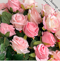 Roses artificielles bleu glace pour la décoration du salon, fleurs pour la Saint-Valentin, décorations de salle de mariage, fabricant