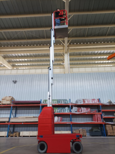 <span class=keywords><strong>Platform</strong></span> pengangkat tiang vertikal tunggal Aluminium, <span class=keywords><strong>6m</strong></span> 7m 8m CE mendorong sendiri - Product Image 4